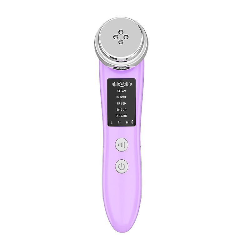Rejuvenate Your Skin With This Portable Ems Galvanic Facial Machine - 5 Modes 3 Intensity Gears & Light Therapy!