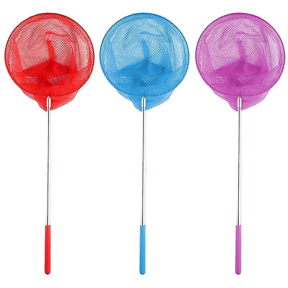 3pcs Telescopic Insect Net Catching Butterflies Net With Extendable Handle