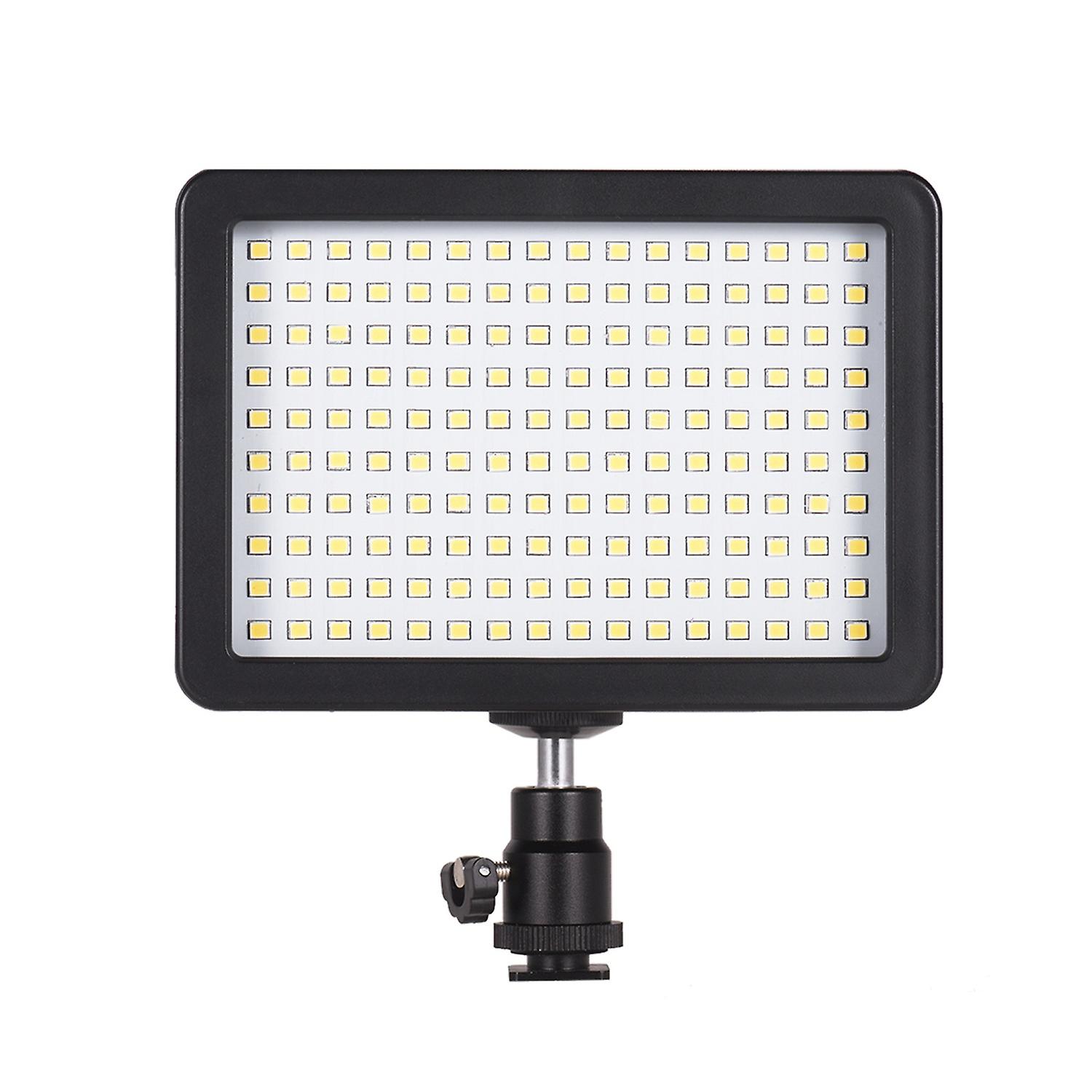 Andoer Portable 160pcs LED Video Light Lamp 5600K Color Temperaure with Dimmable Switch Ultra Bright