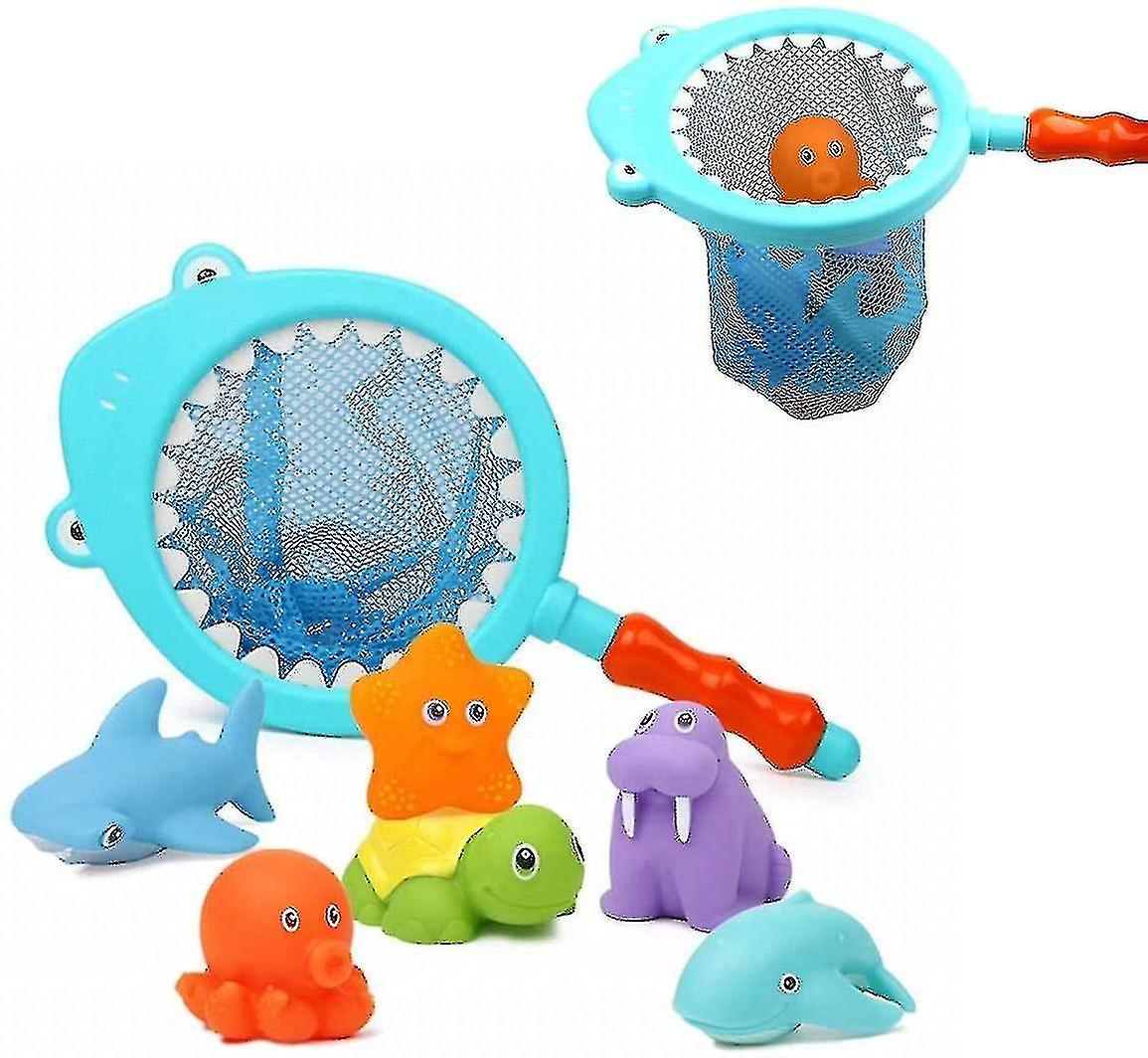 Badeleker, badekarleker, fiske med fiskegarn