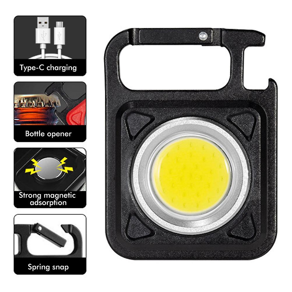 COB Mini Flashlight,COB Mini Flashlight Bright Pocket Light COB Keychain Flashlight High-End Performance