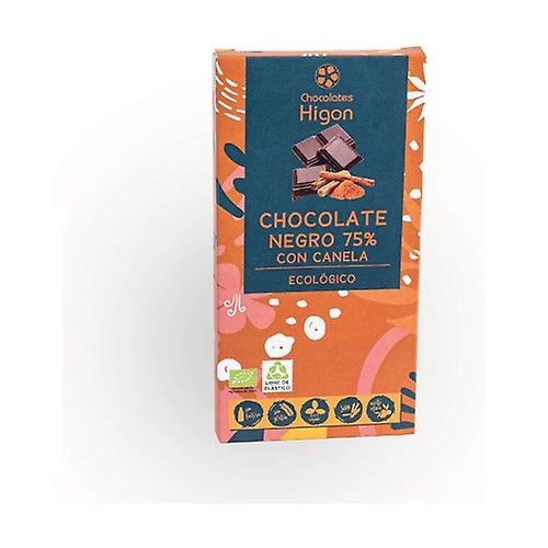 Dark chocolate 75% organic cinnamon 100 g