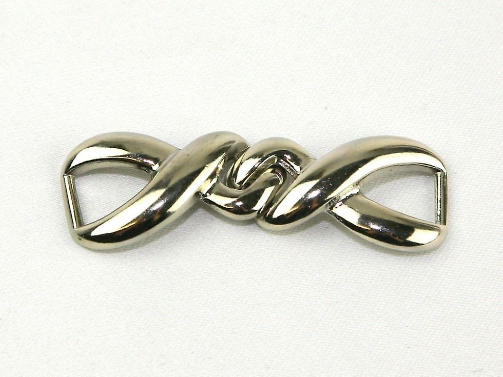Link Clasp Fastener  Silver - each
