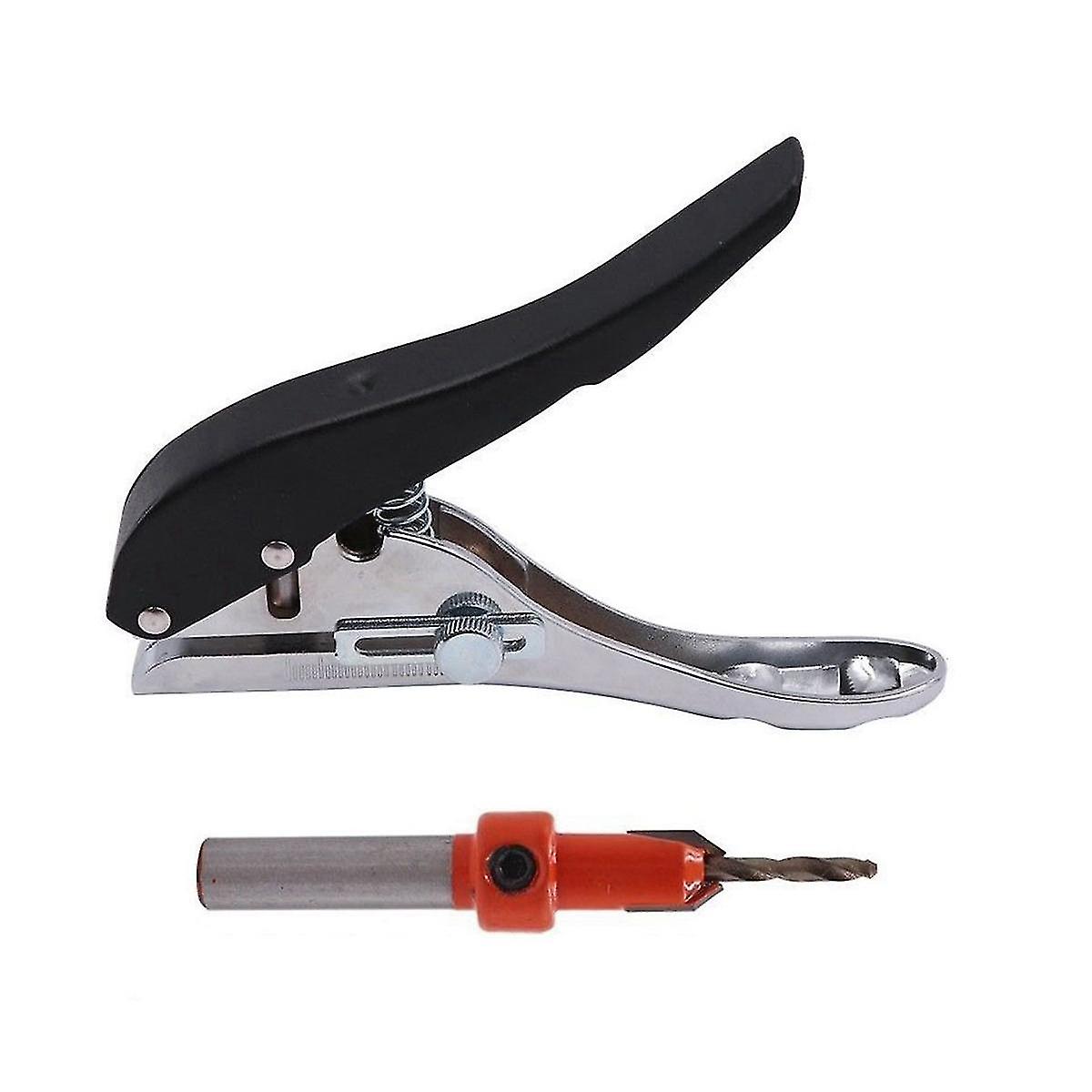 Edge Puncher Carpentry Round Hole 8mm Countersunk Drill Puncher Pvc Adjustable Size Carpentry Tool