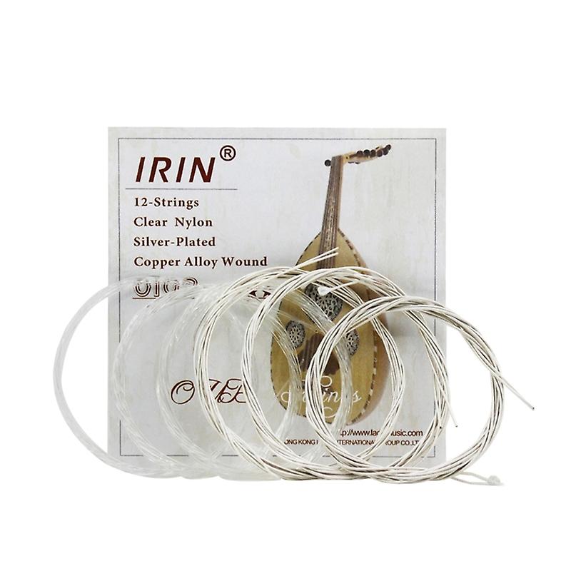 Oud Strings 12String Set  Nylon Silver Plated Copper Alloy Wound Oud Strings Set