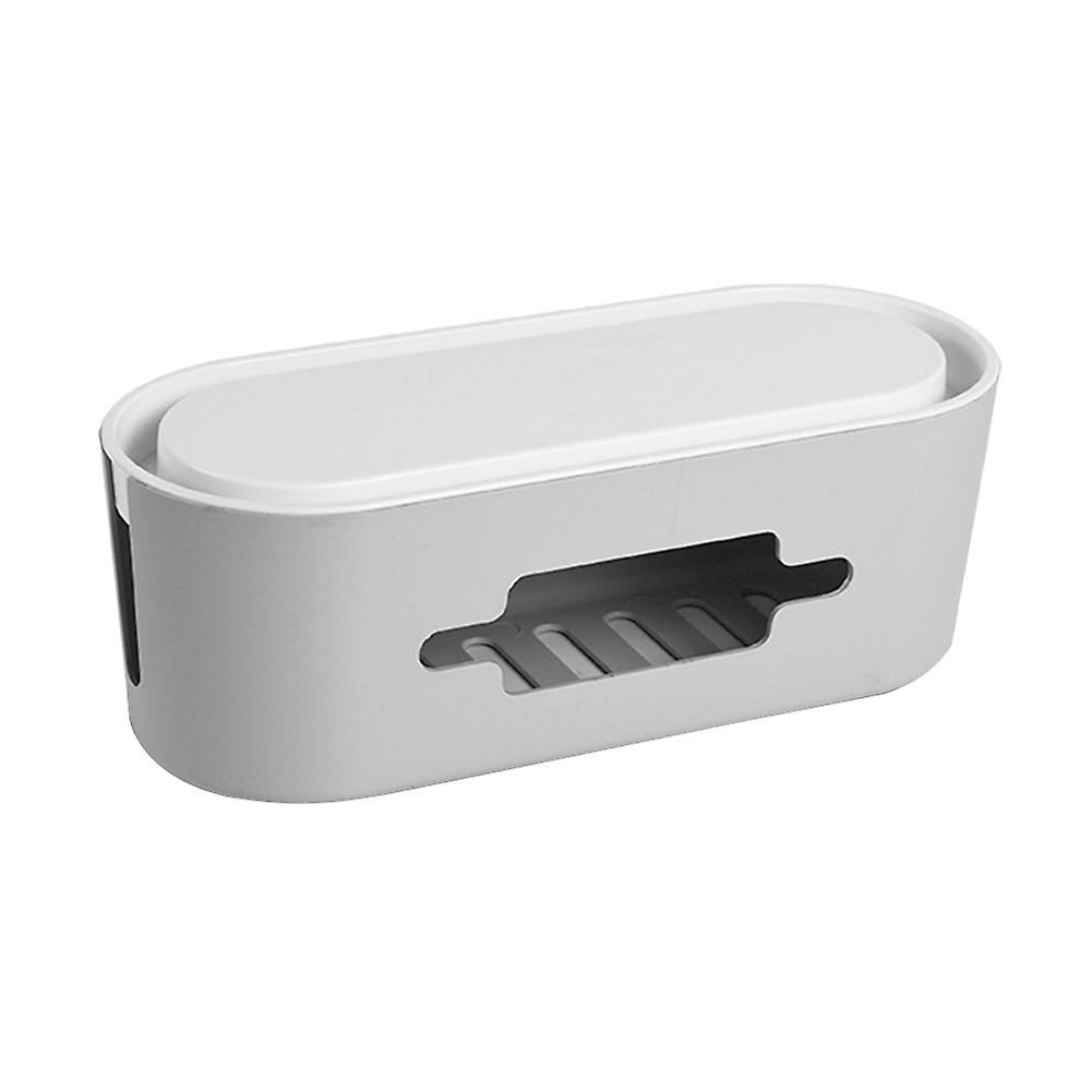 Home Cable Storage Box Power Socket Line Hollow Tidy Case Organizer Container