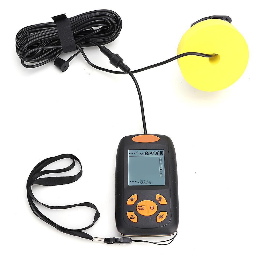 Portable Fish School Oltrasonic Fishing Fishfinder Fishing with LCD Display 0.4M-100M