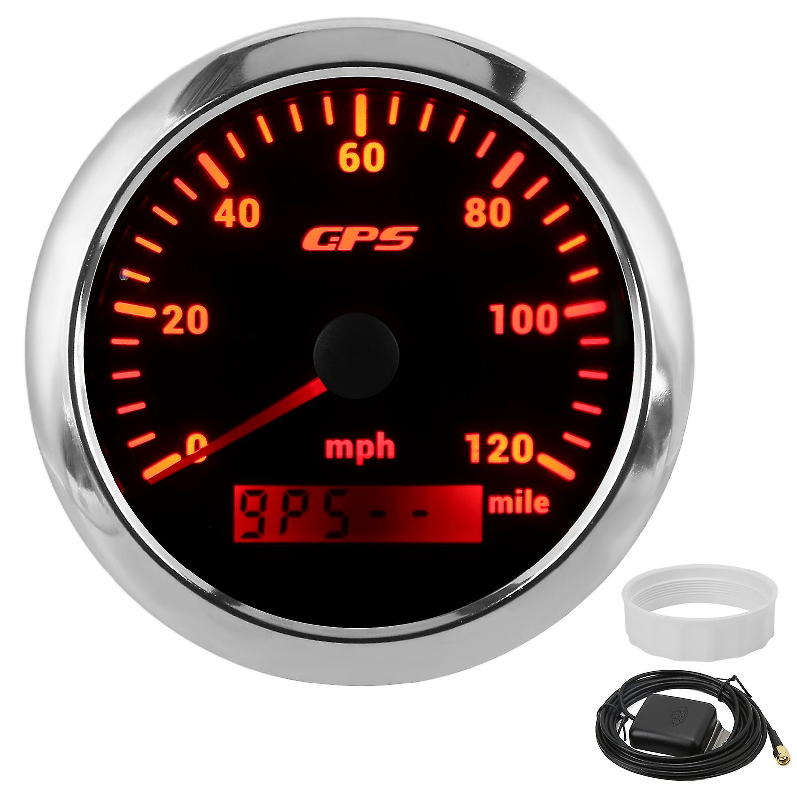 GPS Speedometer with MPH Display - IP67 Waterproof, Durable, Easy Install, High Accuracy
