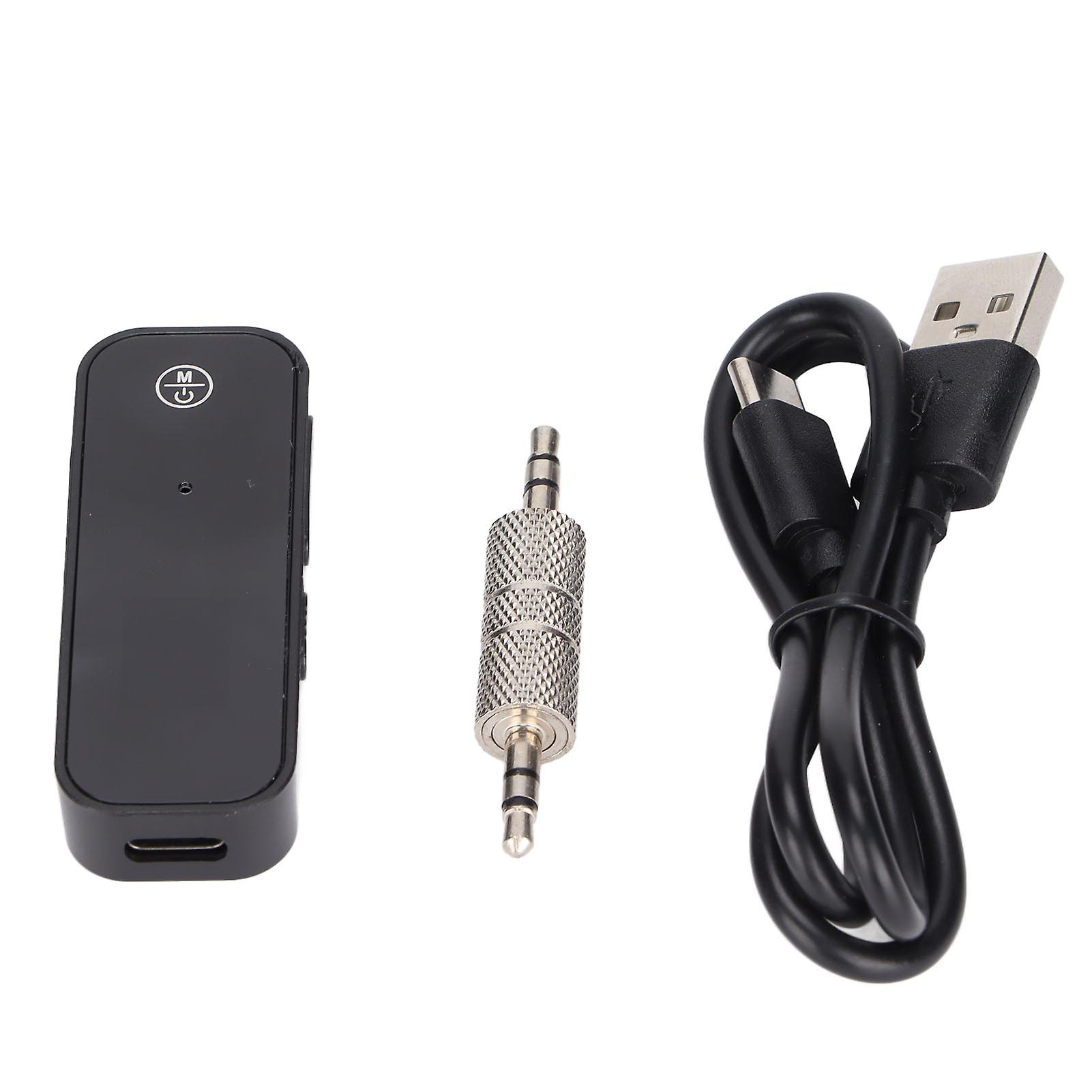 BT 5.0 2-in-1 Wireless Aux Adapter: Transmitter & Receiver for TV and Car o