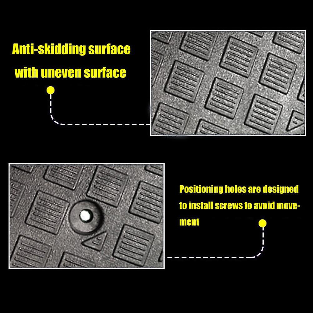 צבע אקראי אוטומטי רמפת סף לרכב רמפה פלסטיק נייד מדרכה רמפה נגד החלקה רמפת סף קלת משקל לרכב נגרר משאית אופנוע אופנוע