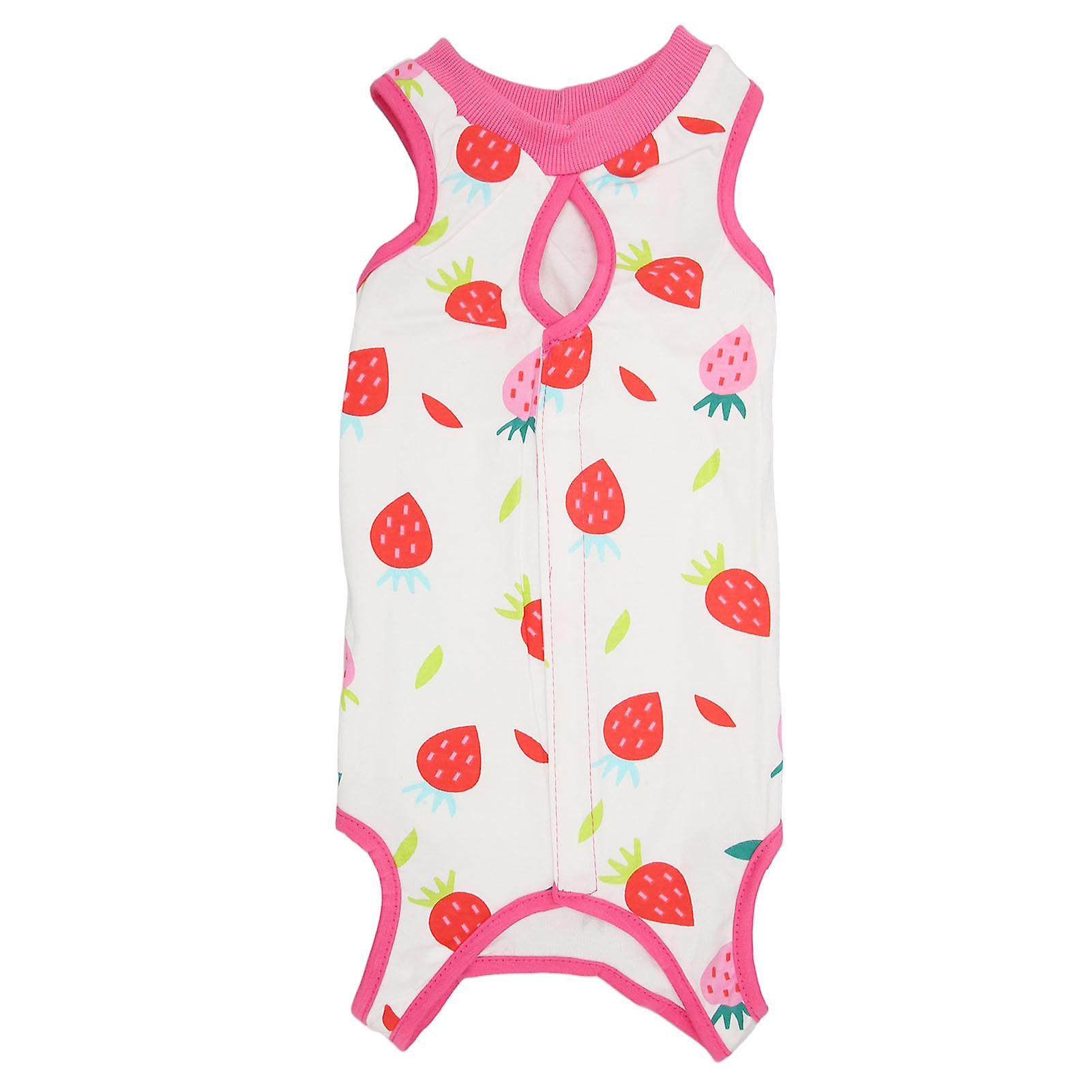 Breathable Cat Recovery Suit Anti-lick Soft Cute Stylish Abdominal Wound Recovery Suit Size L