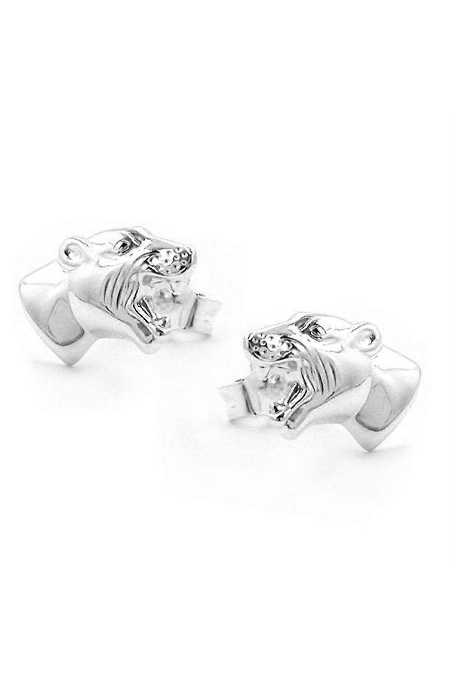 Earring Tiger Head Silver 925 - Gl90059