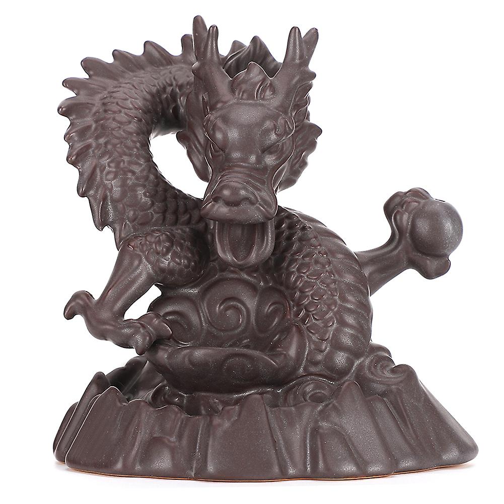 Ceramic Dragon Backflow Incense Burner Home Decor (Dragon)