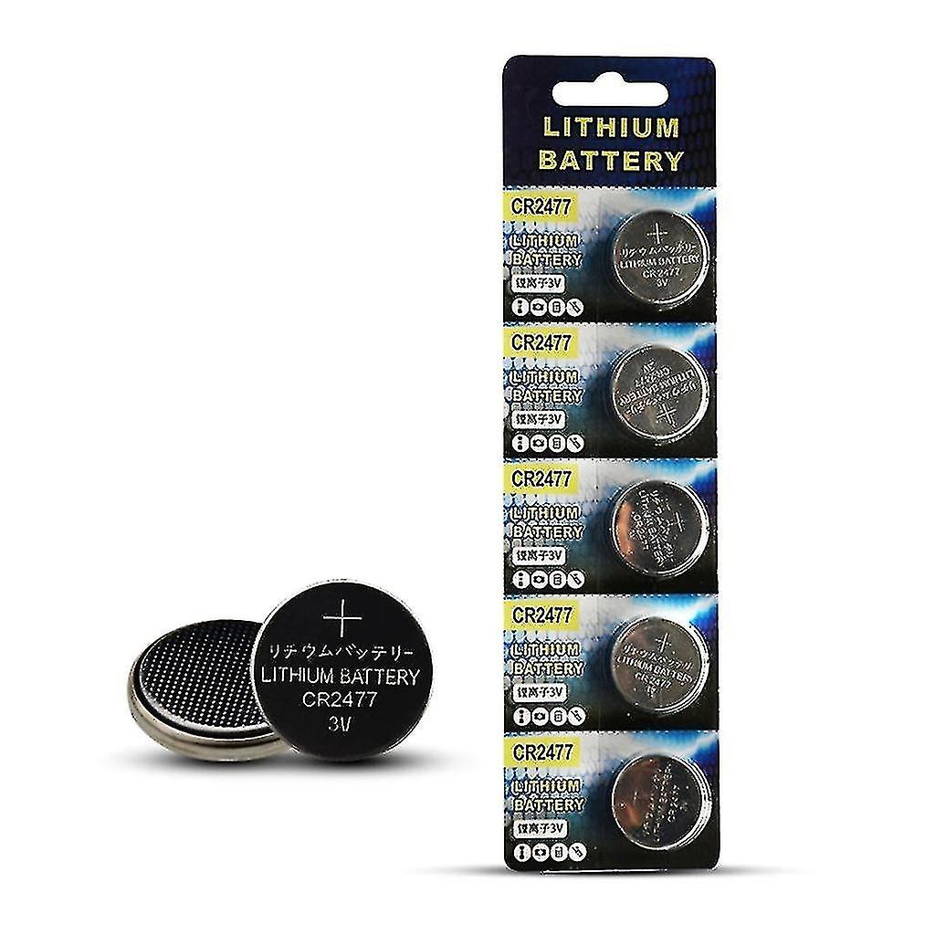 20 Pcs Cr2477 Button Cell Battery 3v Lithium Batteries For Watch Calculator Car Key Remote Control