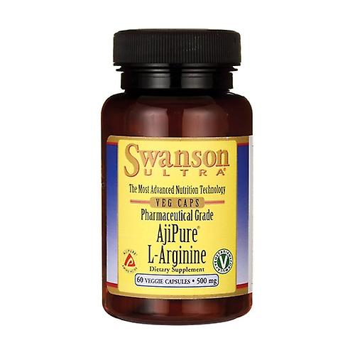 AjiPure L-Arginine, 500mg 60 vegetable capsules