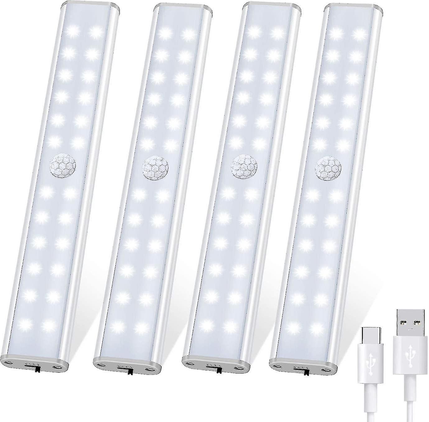 24 Led wardrobe lights, wireless, USB rechargeable, magnetic, motion sensor Wanke