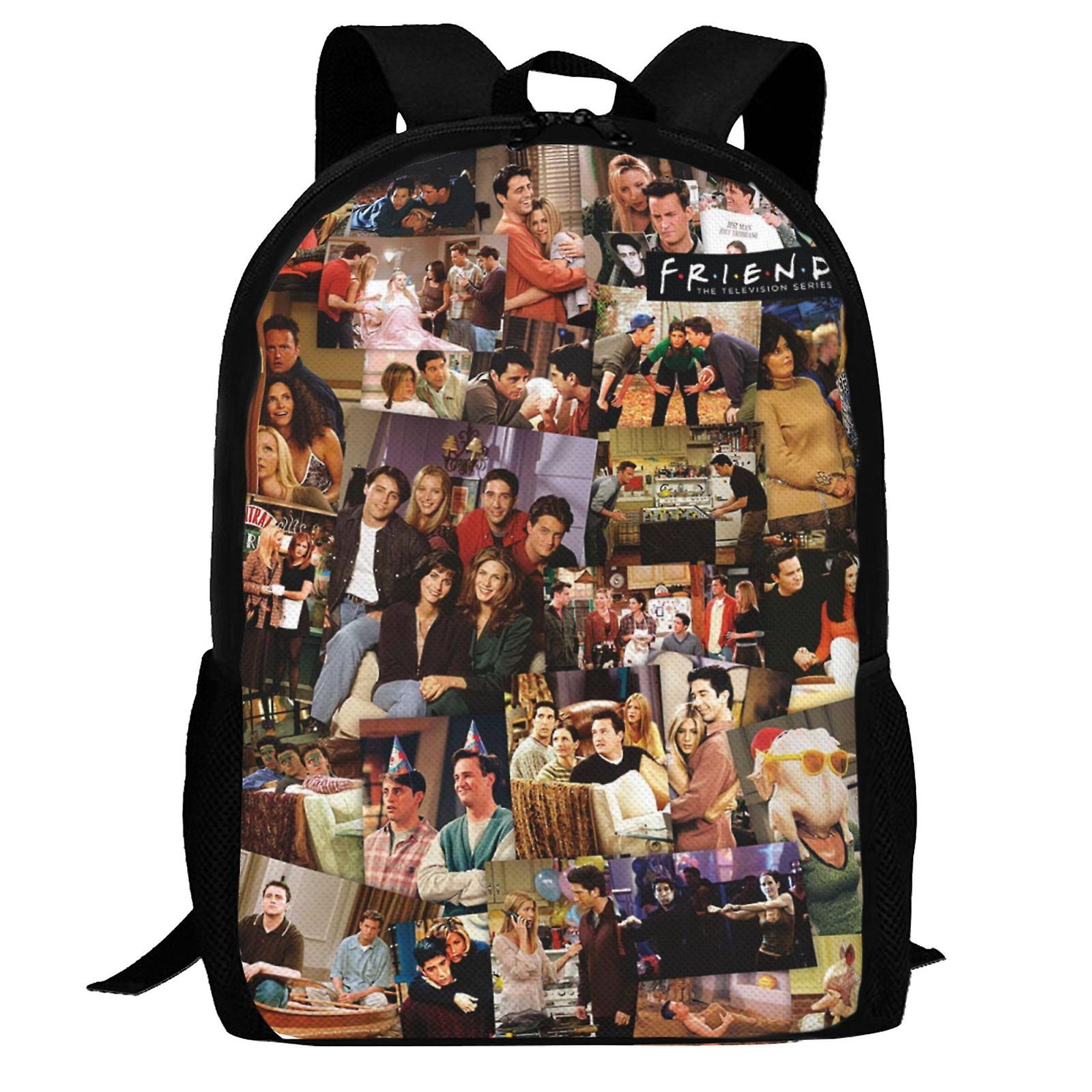 Friends Tv Show Backpack,3d Print Laptop Backpack Lightweight Casual Daypack Bookbag Multi-Function Travel Backpack