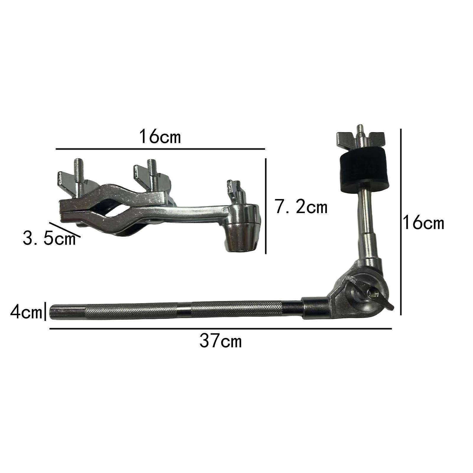 thumbnail image 2 of Cymbal Stand Holder Clamp With Boom Arm - 12mm Rod Drum Hardware Extension 2 of 5