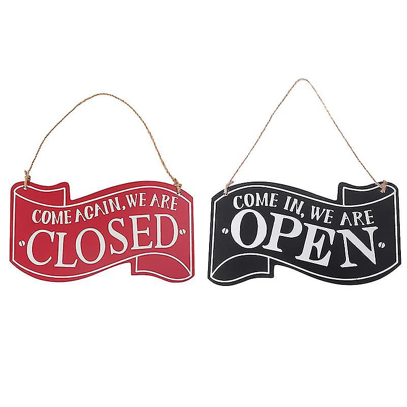 2pcs Open And Close Signs