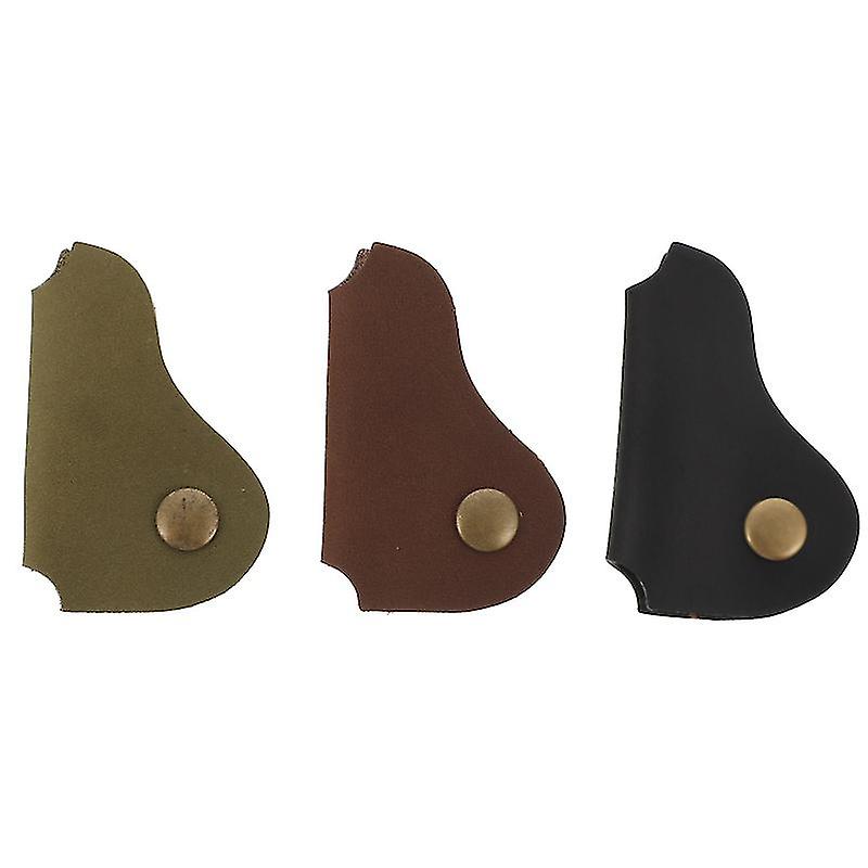 3pcs Leather Cable Winders