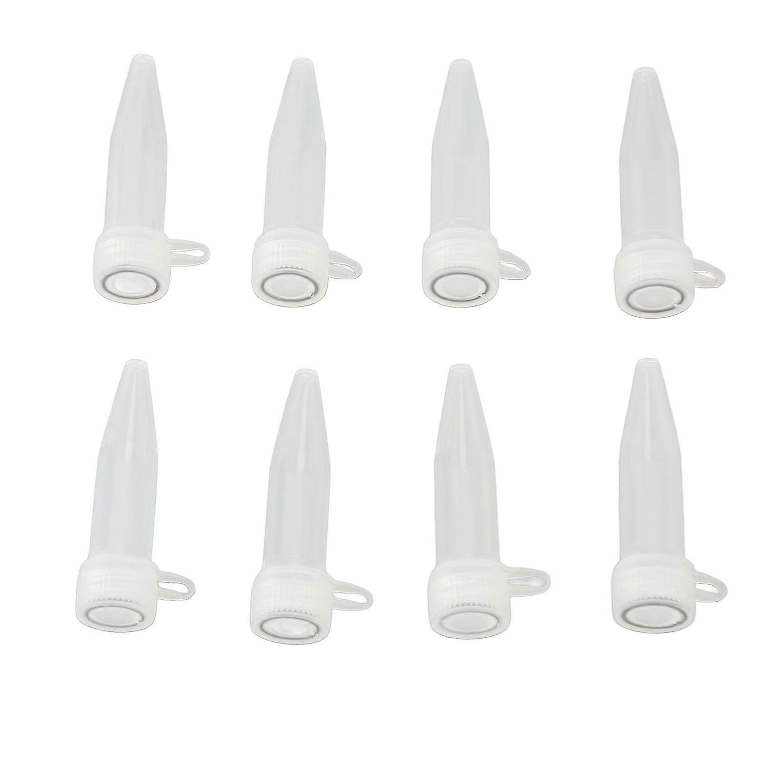 500pcs Microcentrifuge Tube Professional Clear Polypropylene 1.5ml Centrifuge Tube with Snap Cover for Laboratory Supplies Pointed Bottom
