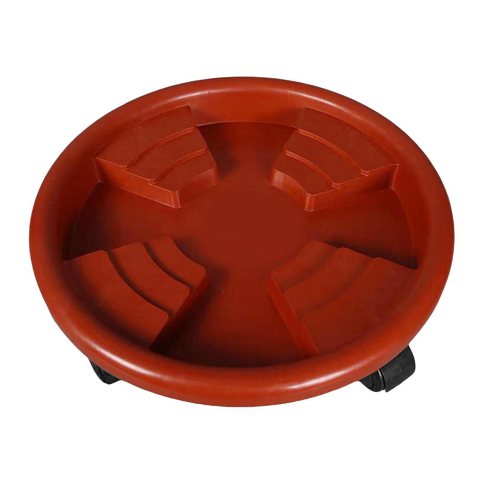 Supporto per piante con ruote universali Rulli rotondi per spostatori di vasi per interni esterni 25 cm