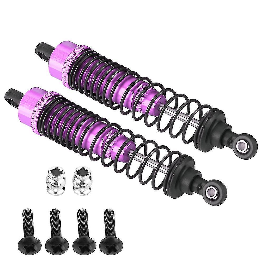 2pcs Himoto E10mtle10mte10bp 110 Car Rear Shock Absorber - Purple