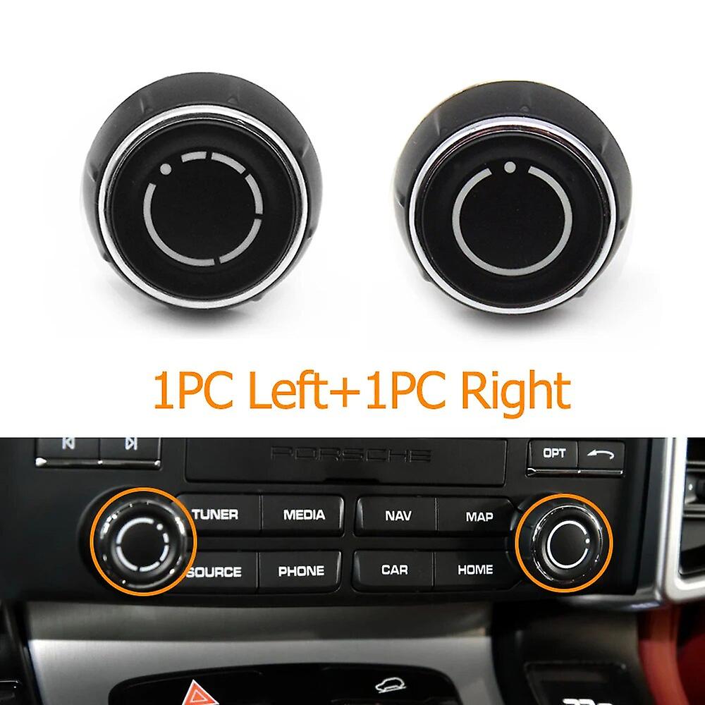 Interior Car Cd Player Audio Volume Control Knob Switch Button Cap For Porsche Cayenne Panamera Macan Boxster 7p5 911 718 970