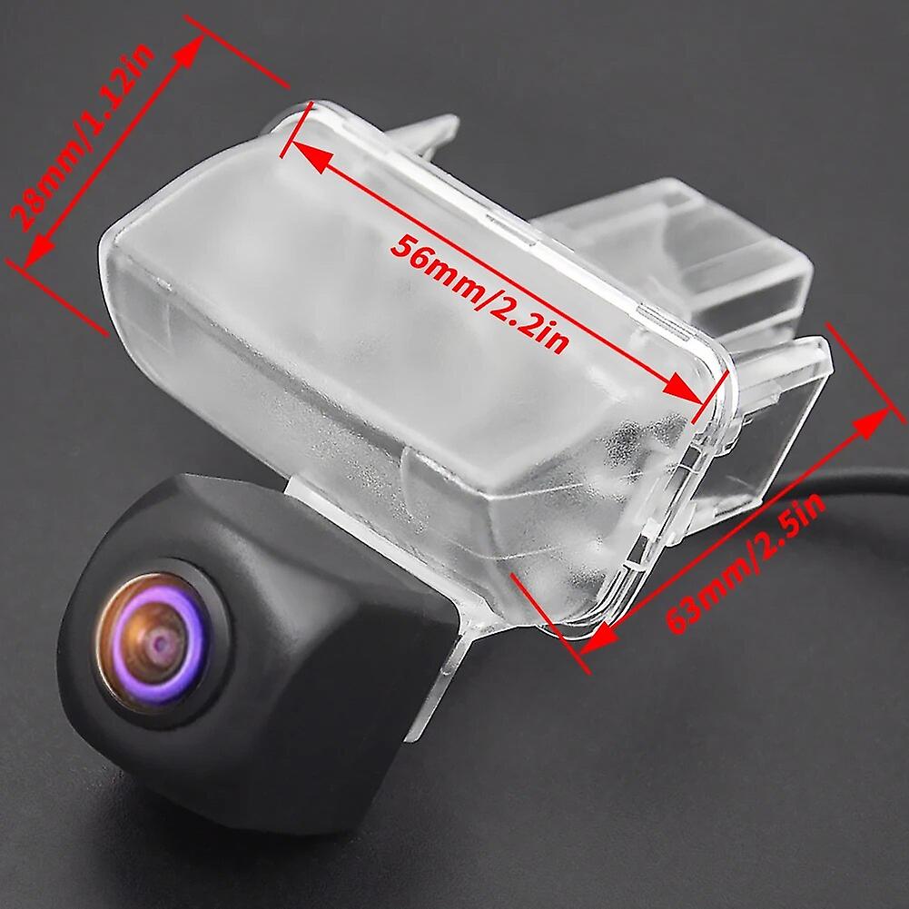 Toyota Auris Hatchback E150 Fortuner Yaris Prius C Aqua Gece Görüş Yedekleme Ters Cam için 1280 * 720 Balıkgözü Otopark Kamerası