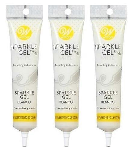 Wilton Sparkle Decorating Gel White 3 Pack