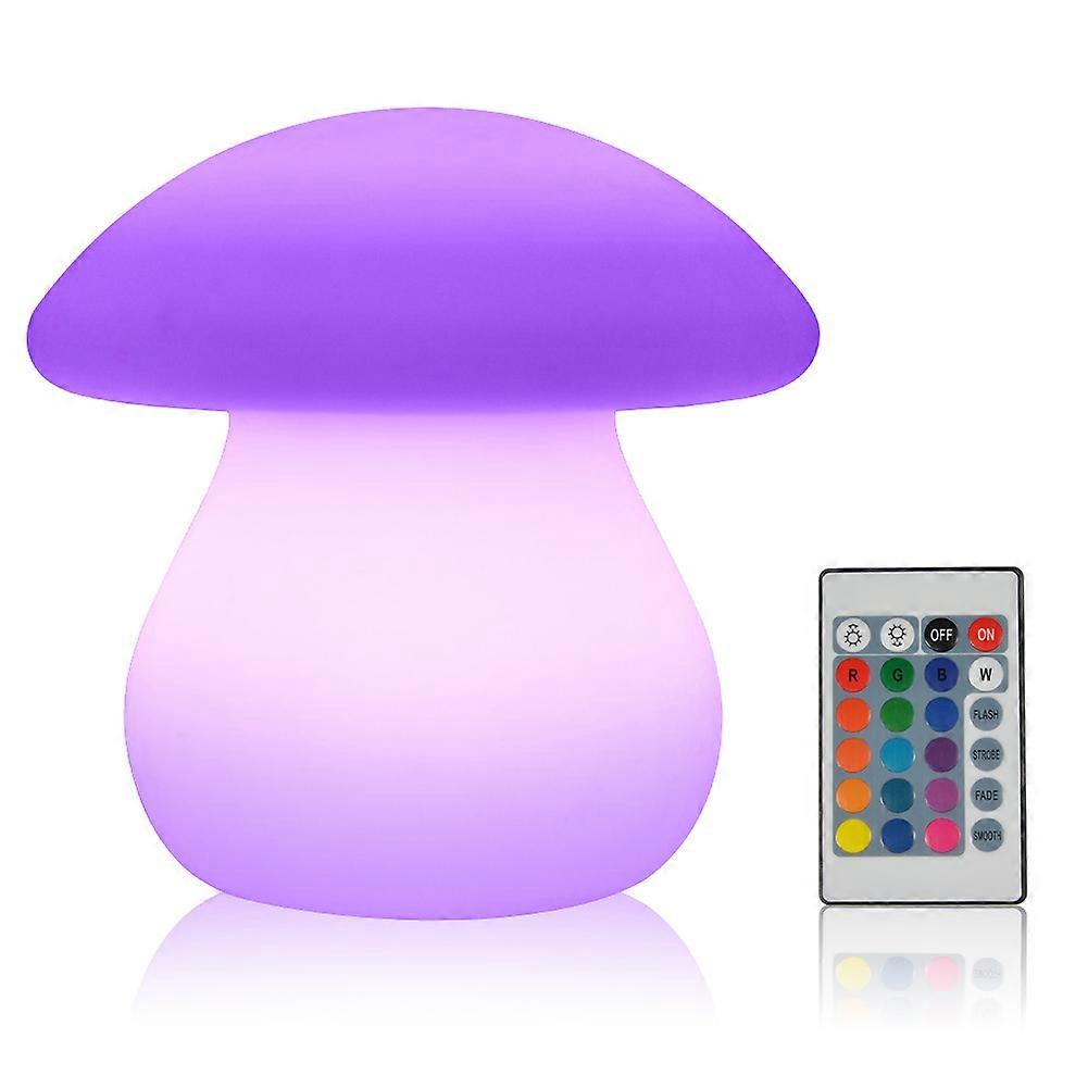 LED Mood Light, Waterproof Rechargeable 16 RGB Color Changing Floating Lamp with Remote Control