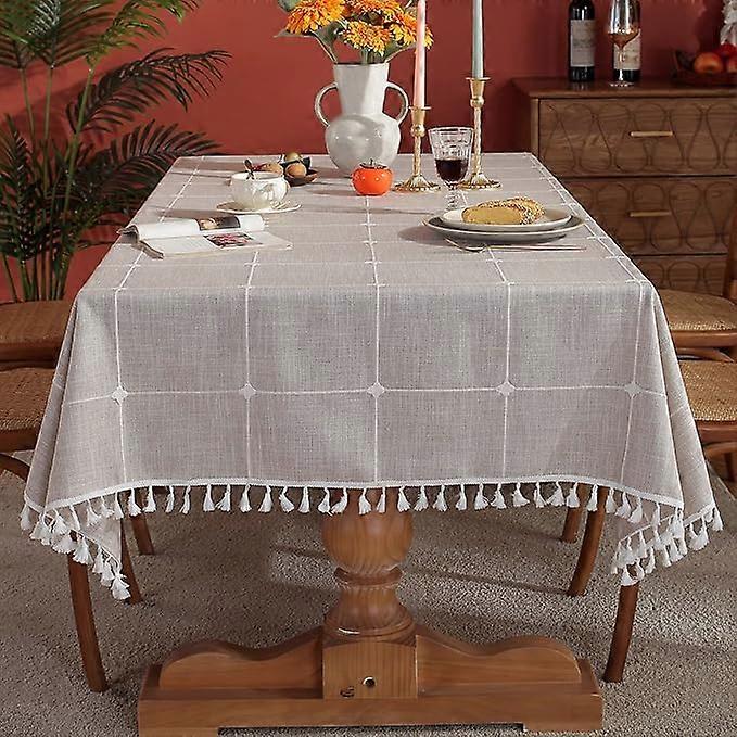 Rectangular table cloth Heavy cotton linen table set Fabric table set Table decoration