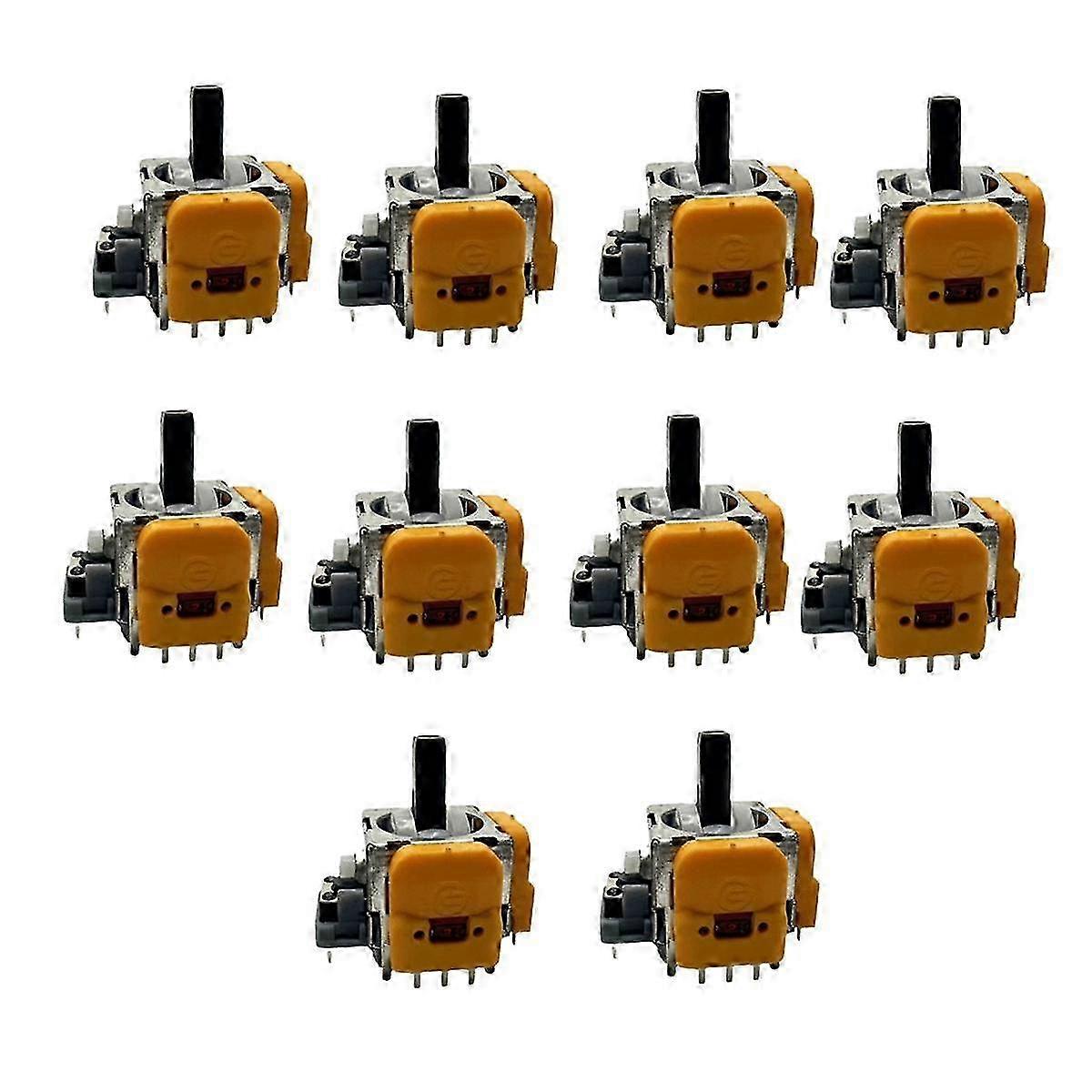 10PCS 4th Gen Hall Electromagnetic Joystick for Console High Precision Adjustable Joystick for Joys