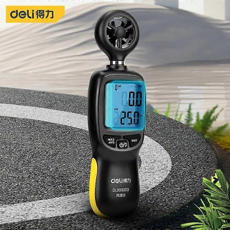 333203 Anemograph Handheld High-precision Digital Display Measuring Anemograph Anemometer Wind Air Volume Detector Tool