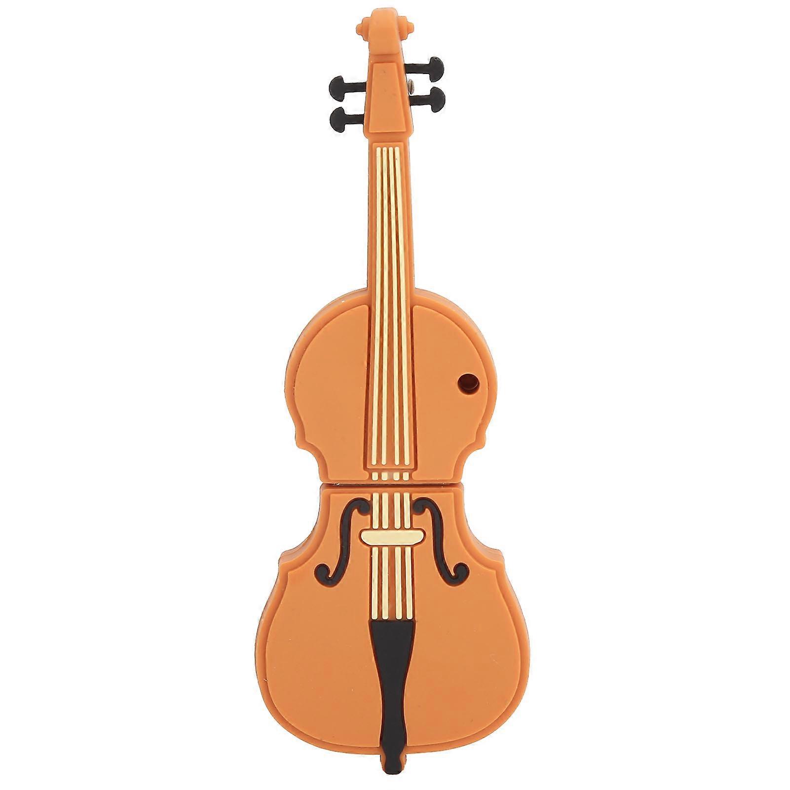 Violin Modeling USB Stick Lovely Home Office USB Flash Drive for Music Data Storage64GB