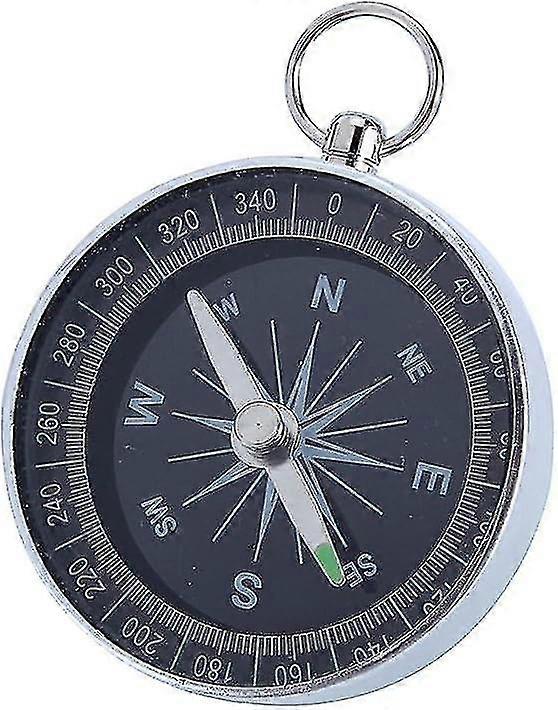Portable Pocket Compass, Aluminum Case Edge (1 Pc)