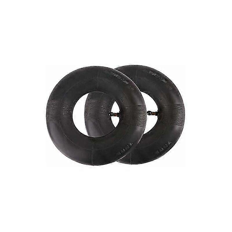 2 Pieces 4.10/3.50-4 Inch Series Inner Tube Tire for Hand Truck, Trolley, Hand Cart, Garden Cart, Lawn Mower, Replacement Tube 4.10-4