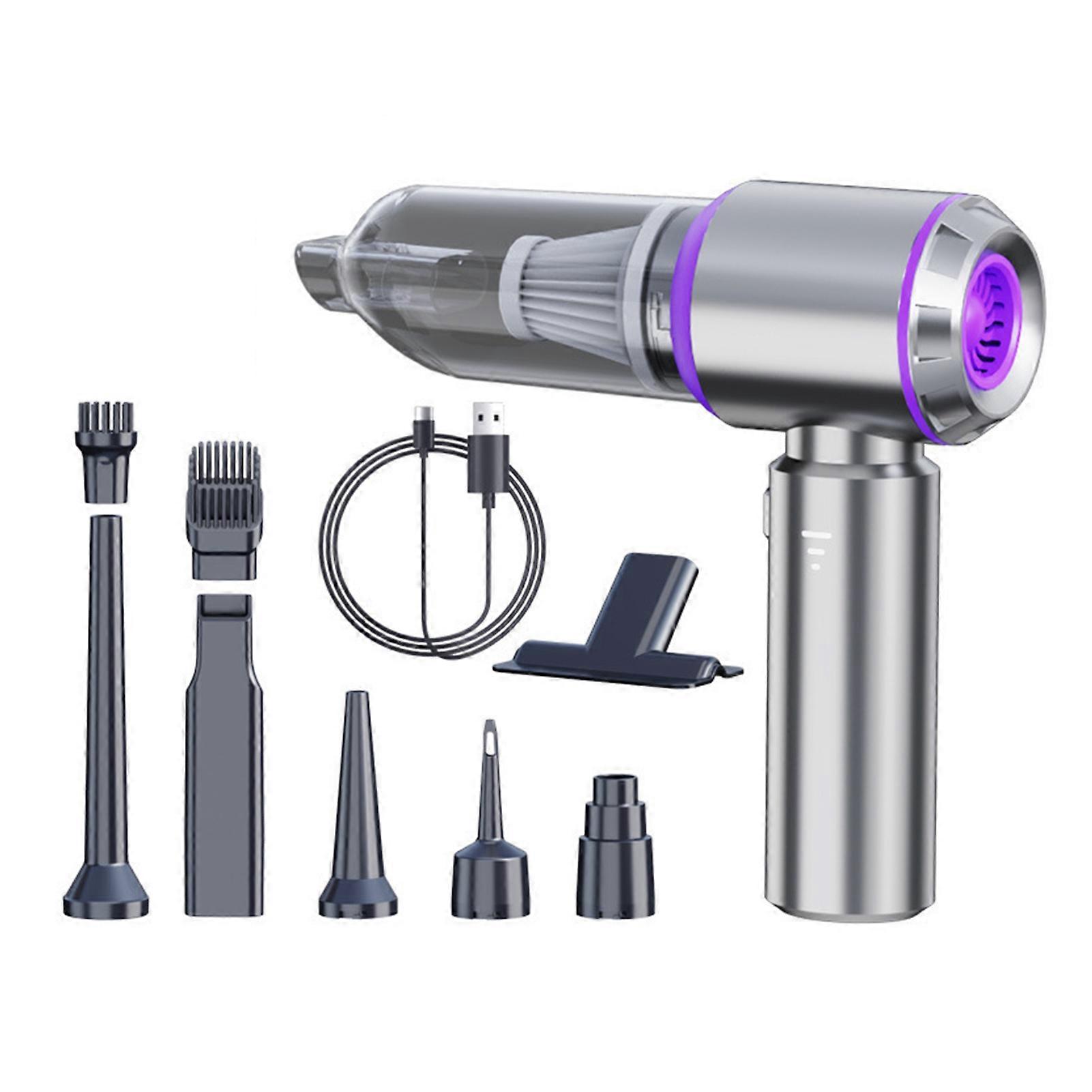 Vysavač do auta 16000 Pa 4 V 1 Akumulátorový Vysavač Výkonný Přenosný Mini Dobíjecí Vysavač 6000mah USB