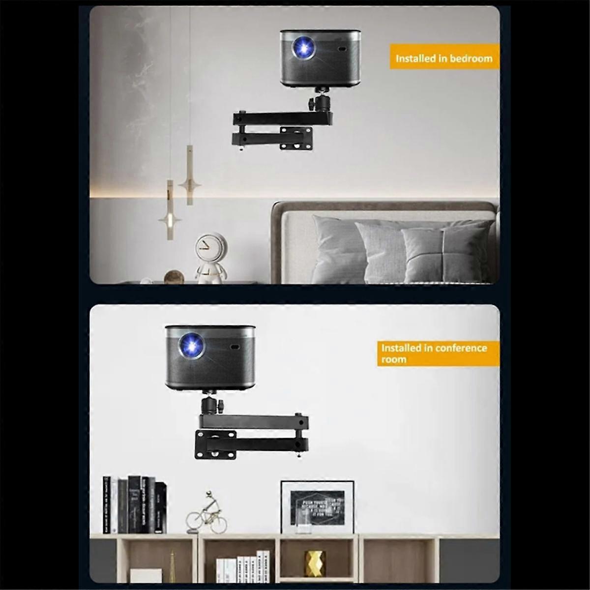 Foldable Projector Wall Mount Universal Adjustable Ceiling Wall Projector Mount Stand Projectors Br
