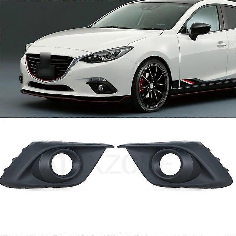 Fog Light gill grille Cover headlight Auto Fog Lamp frame Hood BKD1-50-C11 BKD1-50-C21 For Mazda 3 Axela 2014 2015 2016
