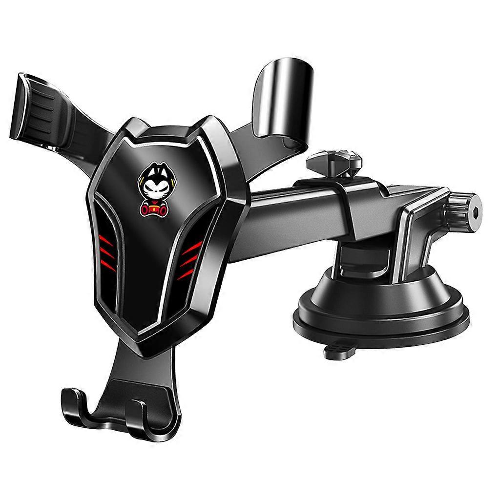 4.7-6.7'' Car Phone Holder Foldable Stand Suction Dock Mobile Phone Adjustable