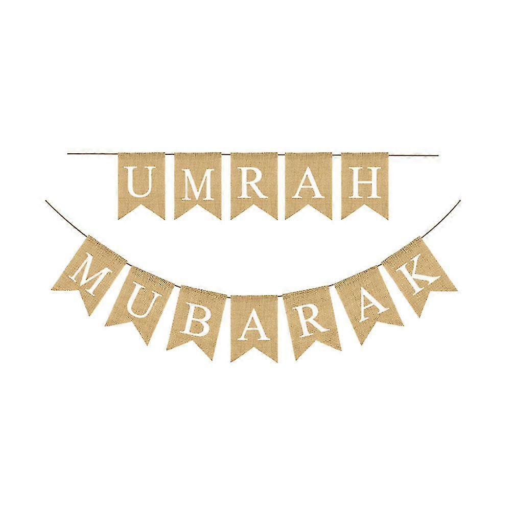 Linen Banner Ramadan Ramadan Party Garland Ramadan Party Banner Ramadan Banner