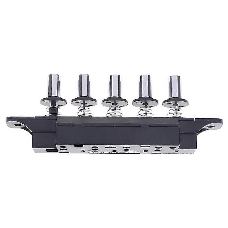 Five-position Plug-in Button Switch For Range Hood Five-position Silver Switch For Kitchen Hood 1pc