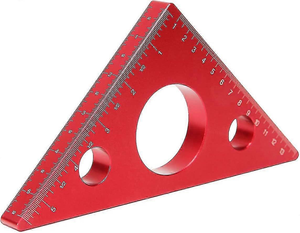 Diy Woodworking Triangle Ruler Measuring Tool: Angle Ruler Inch Metric