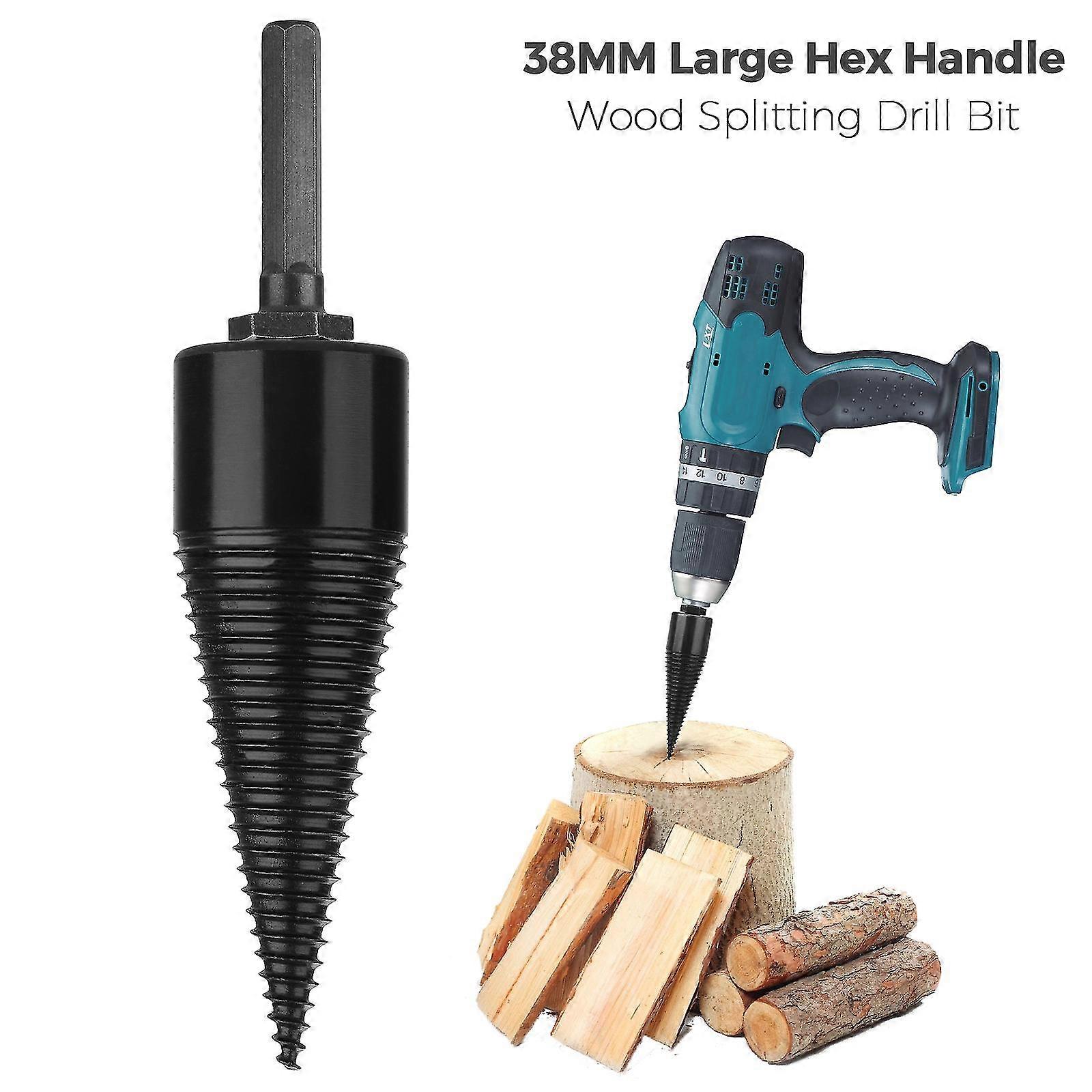 2023 Industrial Speed Twist Drill Bit Madeira Firewood Log Splitter Parafuso Cones de Divisão Driver