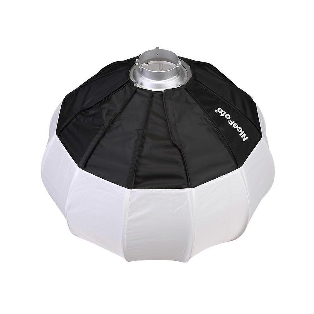 NiceFoto 50cm/20inch Softbox Ball Shape Soft Box Foldable Lantern Style cu Bowens Mount Quick-Install Portabil pentru Speedlite