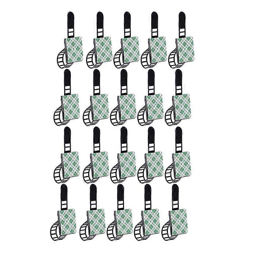 20 PCS Cord Ties Electrical Cords Wire Organizer Cord Management Ties Wire Clamp Wire Management Z