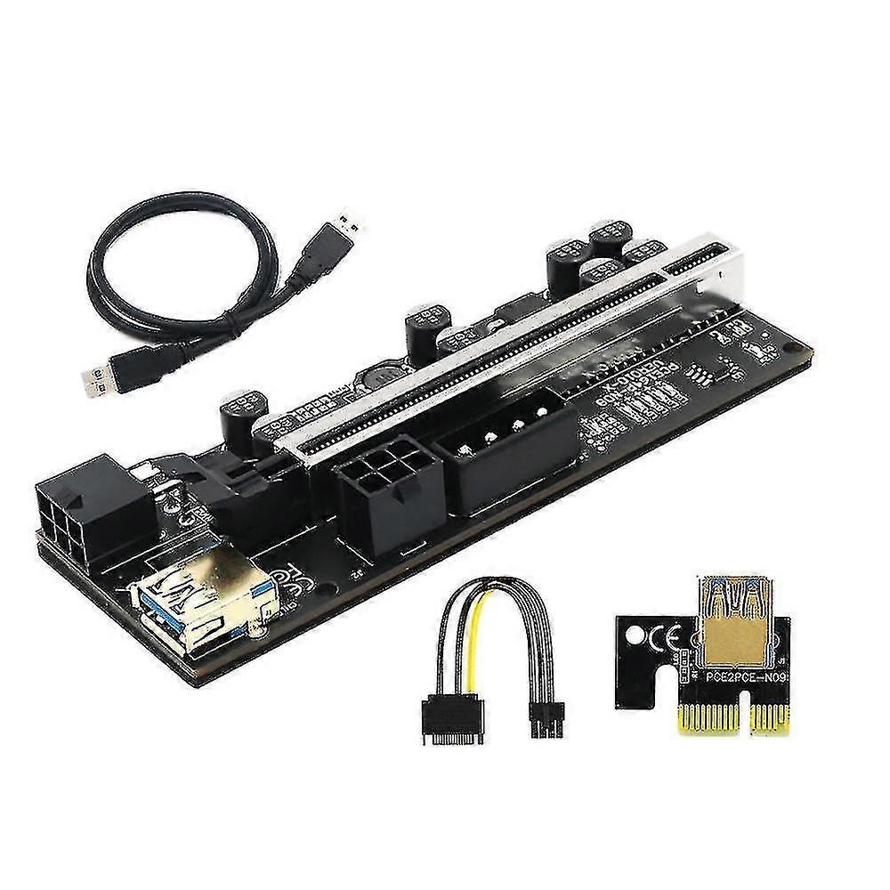 1 Pcs Ver010-x 1x To 16x Extension Cable Riser Card Compatible With Bitcoin