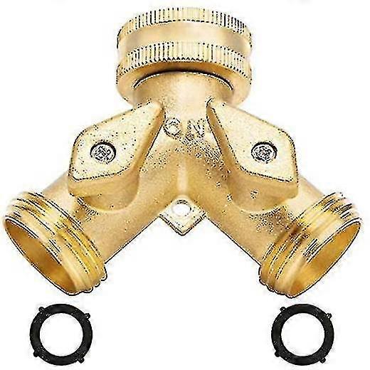 Garden Hose Splitter, 2 Way Tap Connector, Y Valve Tap Splitter