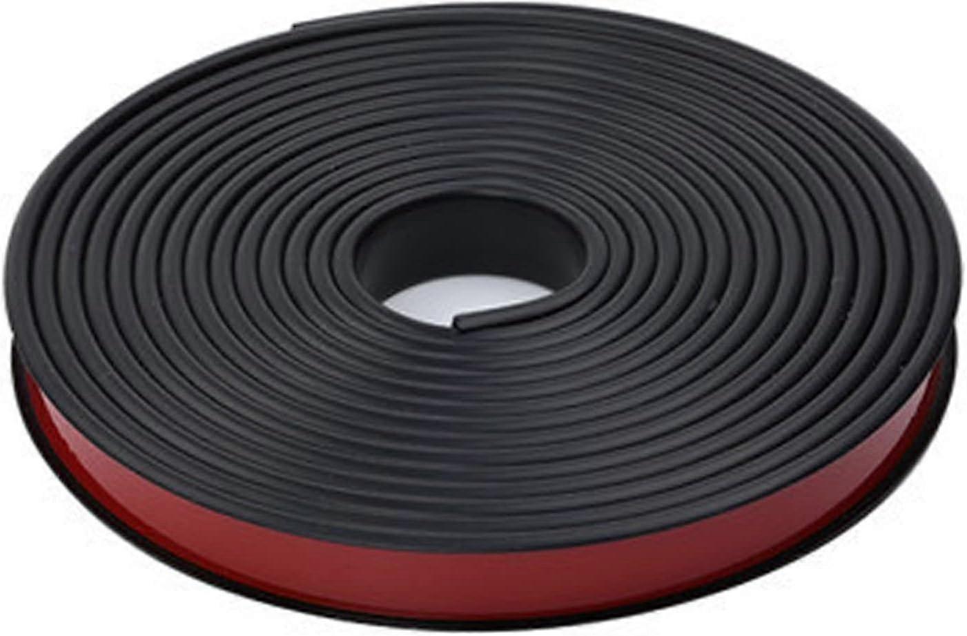 Bande de bord de meubles en forme de U, 5m * 18mm Auto-adhésif Tpe Wood Edgeging Tape Flexible Edge Protector Tape pour tables, étagères, bureaux